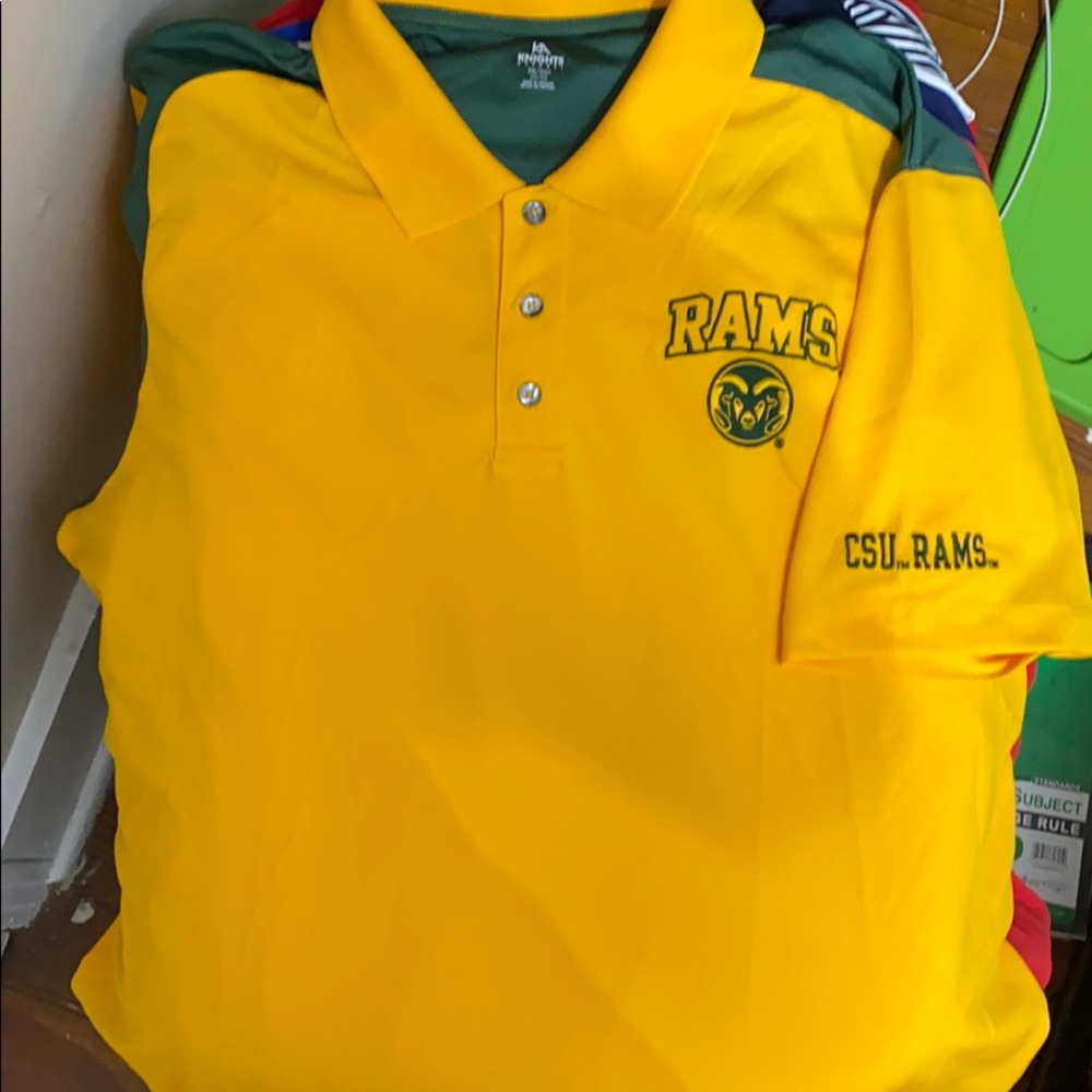 CSU rams golf shirt